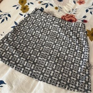 Abercrombie circle | black and white | mini skirt | size S | Preppy Vintage